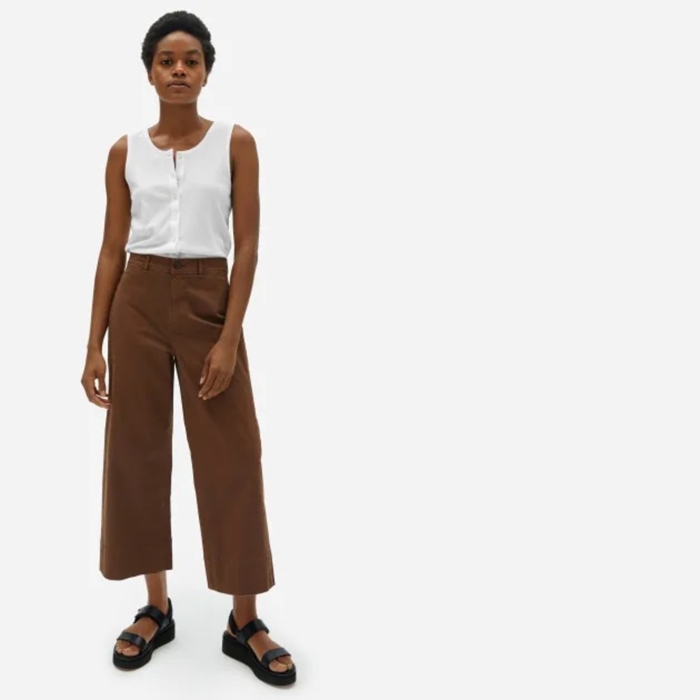 Everlane selfie tank in white.